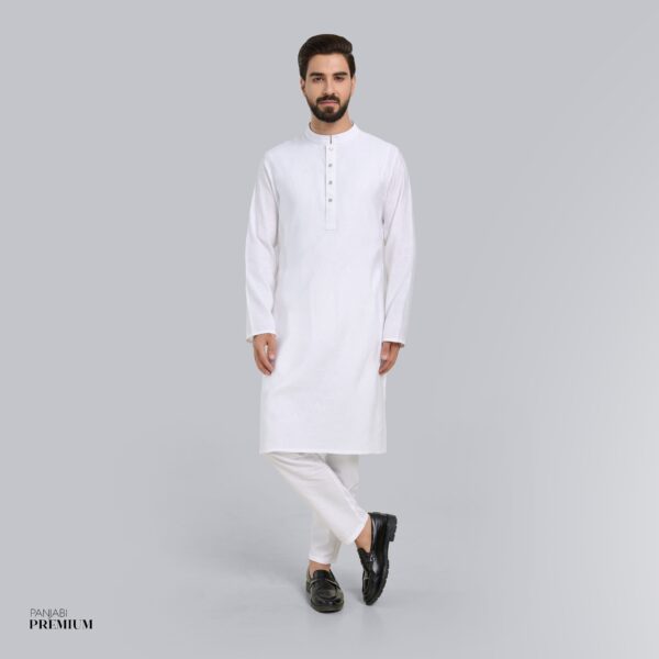 Royal Blue Embroidered Men’s Panjabi